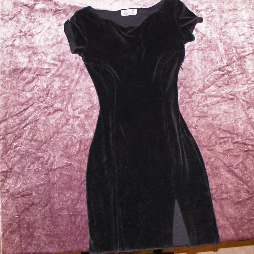 Elisabetta Rogiani form fitting Soft Black Dress